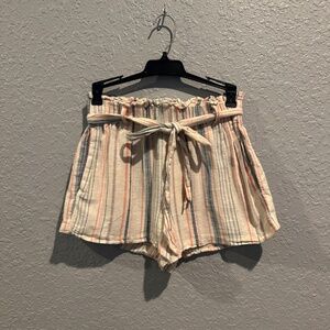 Cali 850 Striped Shorts w Tie Waist - Size S